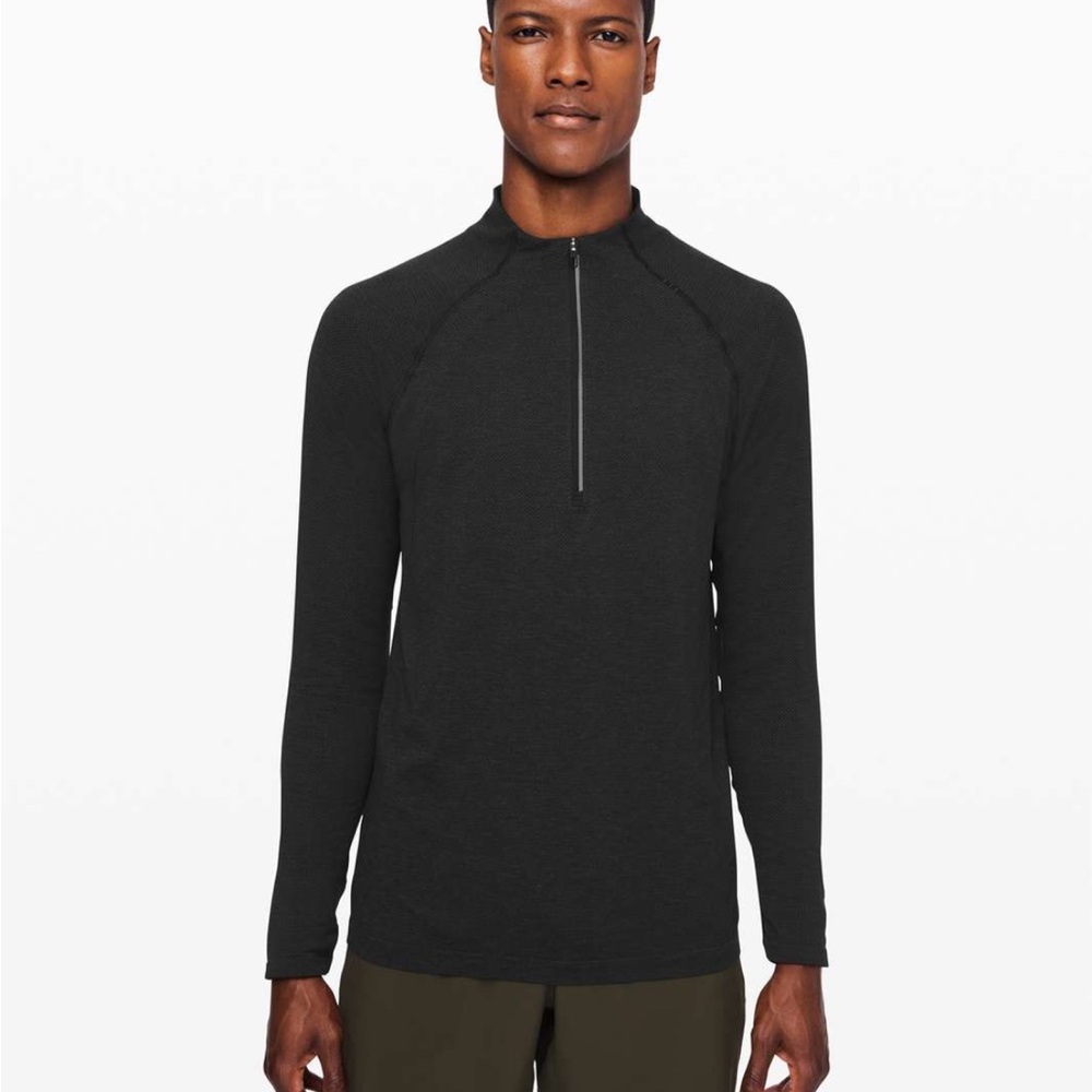 Lululemon metal vent grey pullover medium